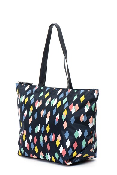 EDC by Esprit Geanta shopper din material textil cu imprimeu logo si geometric Femei