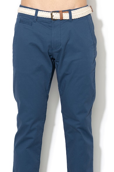 Esprit Pantaloni chino slim fit cu o curea Barbati