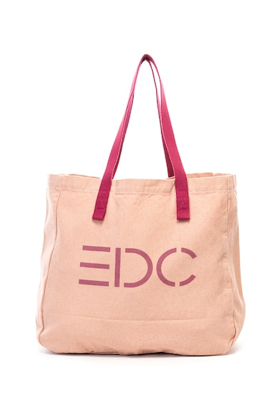 EDC by Esprit Logómintás vászon shopper táska női