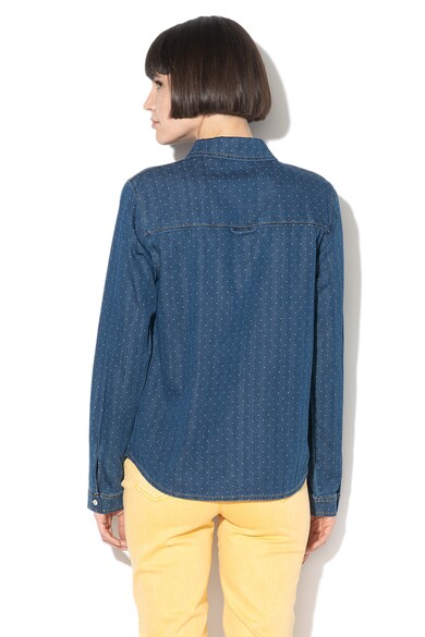 EDC by Esprit Риза от шамбре с десен на петна Жени