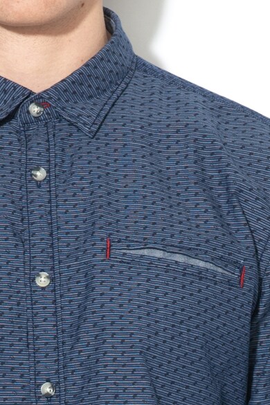 EDC by Esprit Вталена риза с абстрактен десен Мъже