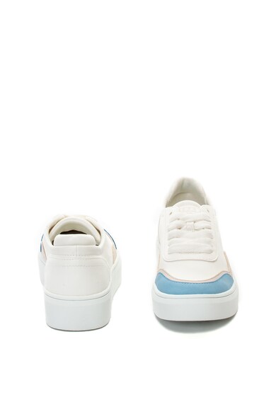 Esprit Pantofi sport flatform de piele ecologica Femei