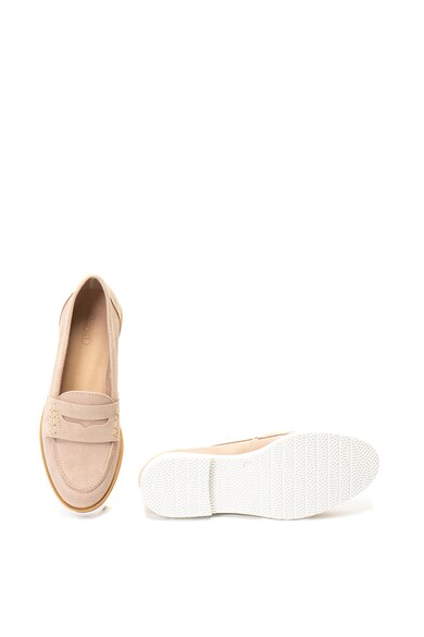 Esprit Pantofi loafer penny de piele intoarsa Femei