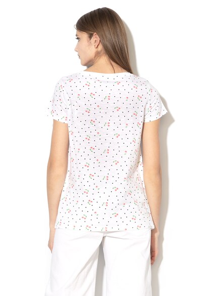 EDC by Esprit Tricou cu imprimeu cu buline si grafic Femei