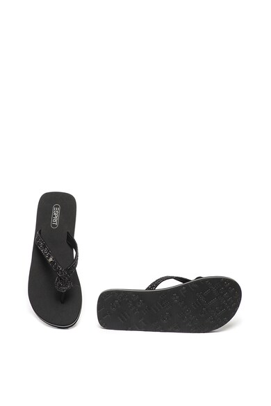 Esprit Papuci flip flop cu insertii stralucitoare Femei