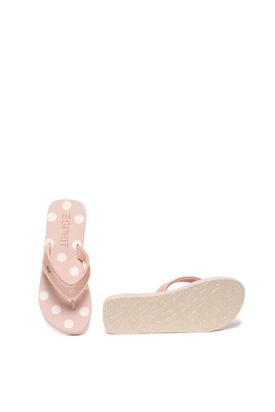 Esprit Papuci flip flop cu detaliu logo stantat Femei