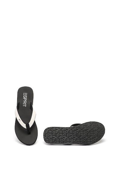 Esprit Papuci flip flop cu aspect stralucitor Femei