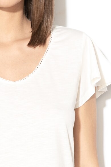 EDC by Esprit Modáltartalmú póló lekerekített nyakkivágással női