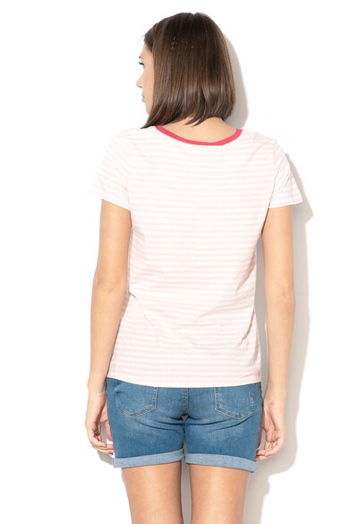 Esprit Tricou din bumbac organic, cu model in dungi Femei