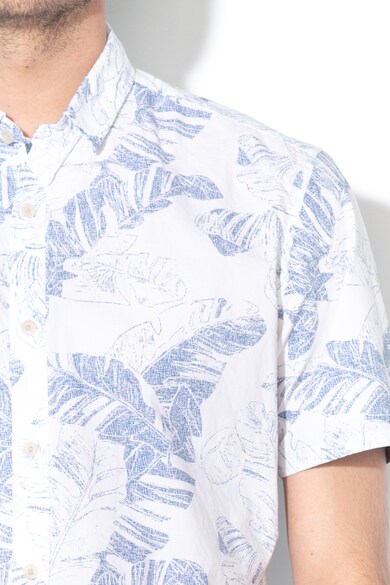 Esprit Вталена риза с тропическа шарка Мъже