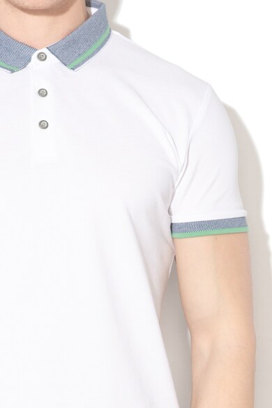 Esprit Tricou polo slim fit cu terminatii contrastante Barbati