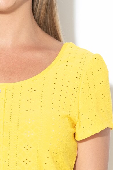 EDC by Esprit Тениска с декоративни копчета Жени