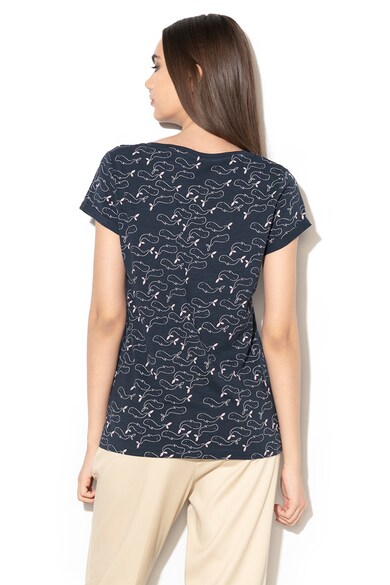 EDC by Esprit Тениска от органичен памук с десен Жени