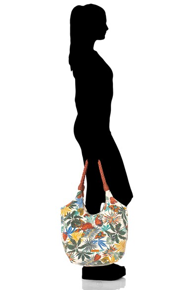 EDC by Esprit Текстилна чанта с тропическа щампа Жени