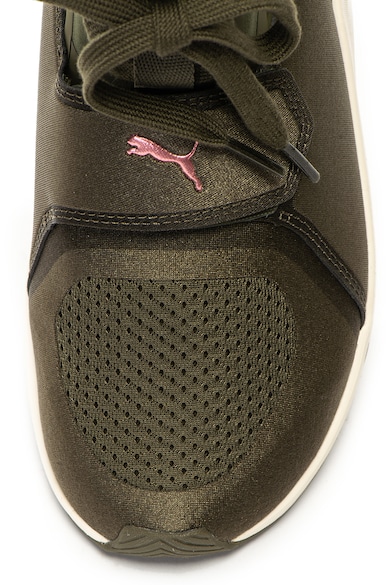Puma Pantofi sport high-top, cu insertii de plasa, pentru fitness Phenom Femei