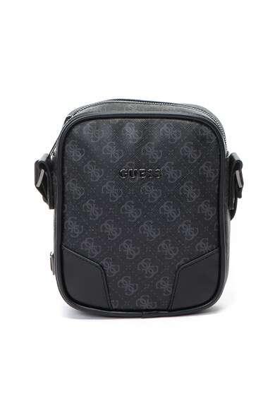 GUESS Geanta crossbody de piele ecologica cu imprimeu logo Barbati