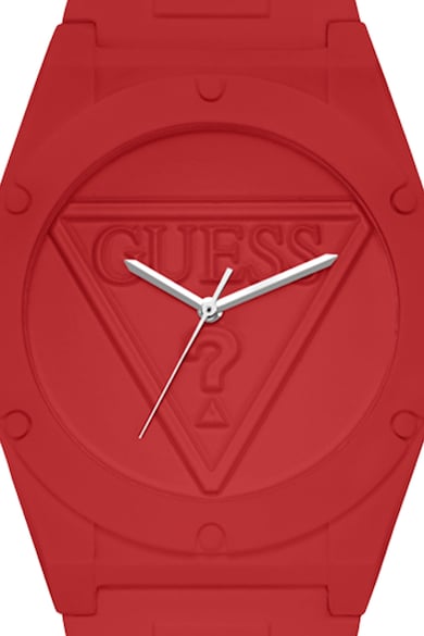 GUESS Кварцов часовник със силиконова каишка Жени