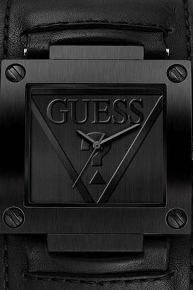 GUESS Ceas cu o curea de piele Barbati