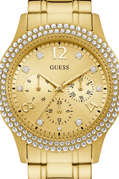 GUESS Ceas cu functii multiple decorat cu cristale Femei