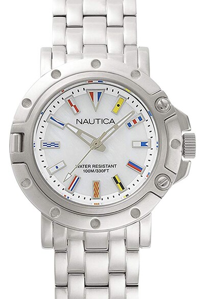 Nautica Кварцов часовник с верижка от неръждаема стомана Мъже