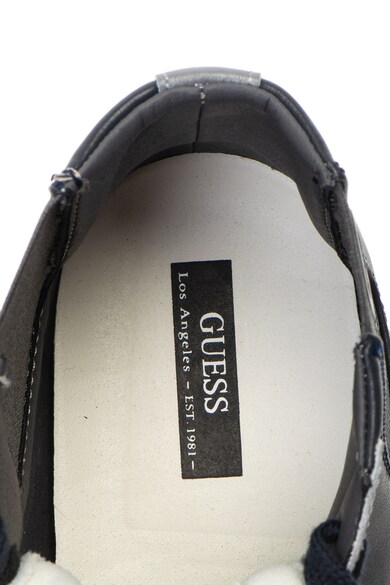 Guess Pantofi sport mid-high de piele cu insertii elastice Barbati