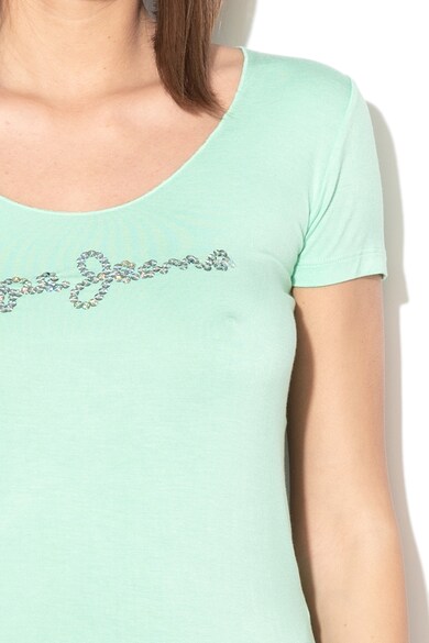 Pepe Jeans London Tricou decorat cu paiete Beatriz Femei