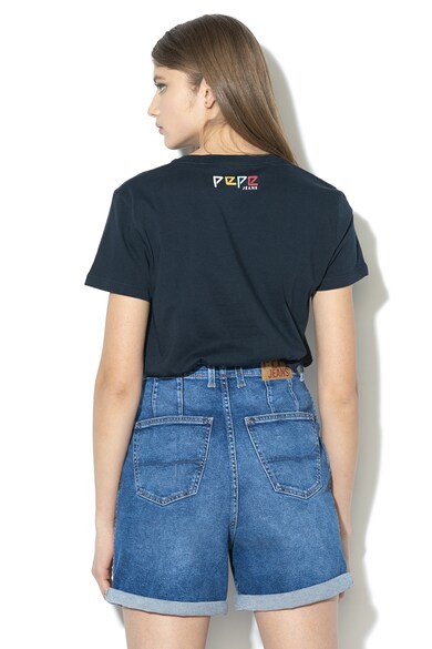 Pepe Jeans London Tricou cu imprimeu logo Sammy Femei