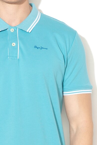 Pepe Jeans London Tricou polo regular fit cu detalii contrastante Mitch Barbati