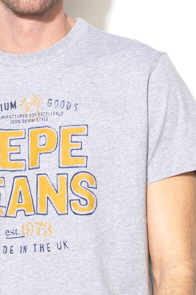Pepe Jeans London Nicholas regular fit póló logómintával férfi