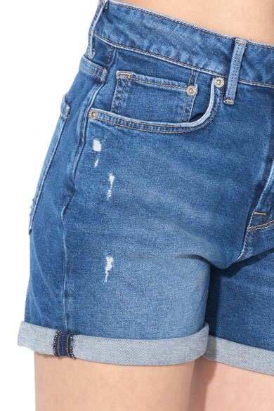 Pepe Jeans London Pantaloni scurti din denim cu mansete plisate Mary Femei