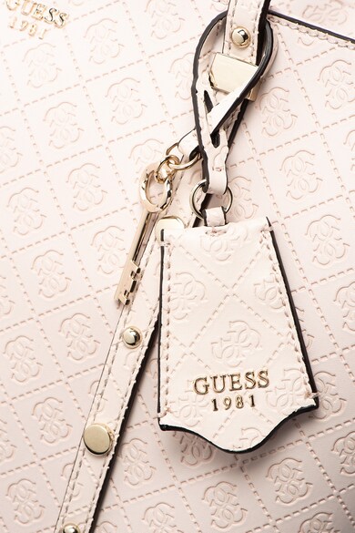 GUESS Geanta shopper, de piele ecologica, cu logo stantat Femei