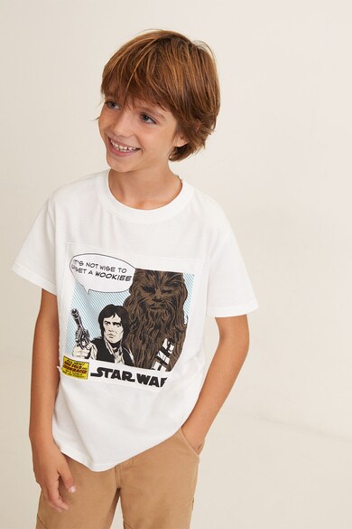 Mango Tricou cu imprimeu Star Wars Chew Baieti