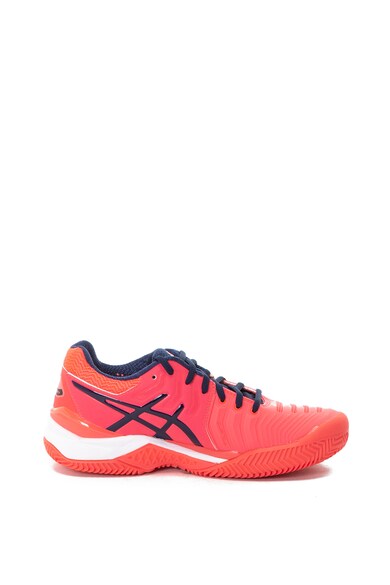 Asics Pantofi cu detalii peliculizate, pentru tenis Gel Resolution 7 Clay Femei