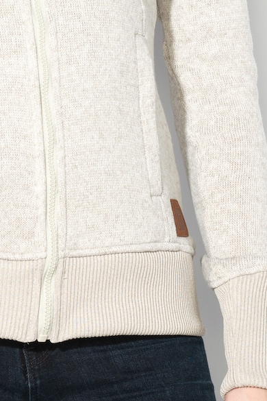 Fundango Share kötött kapucnis pulóver bordázott részletekkel női