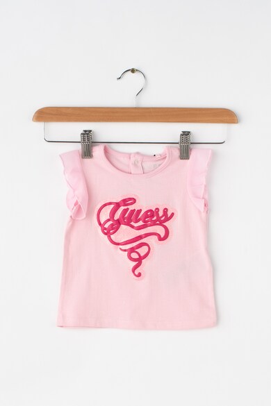 GUESS JEANS Set de fusta si tricou cu logo brodat Fete