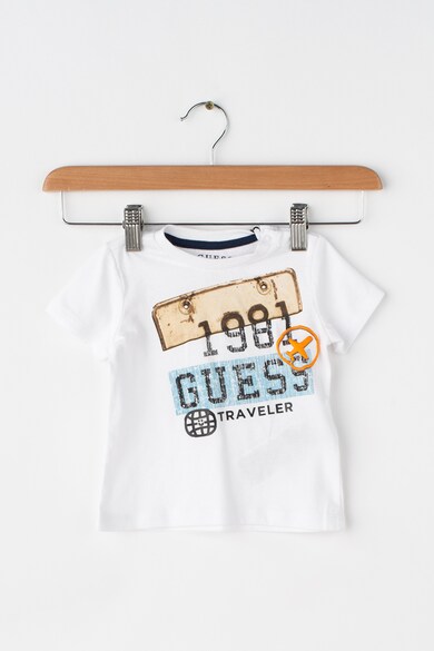 GUESS JEANS Set de tricou si pantaloni cu detalii cauciucate - 2 piese Baieti