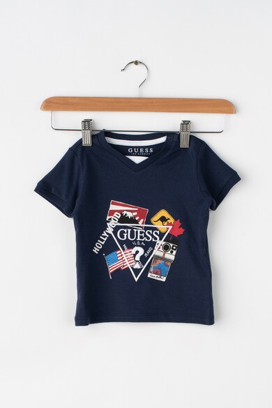 GUESS JEANS Set de tricou si bermude cu imprimeu Baieti