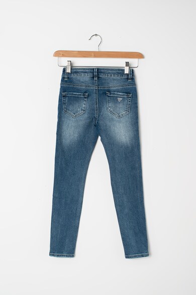 GUESS JEANS Blugi skinny cu strasuri Fete