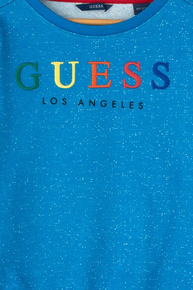 GUESS JEANS Pulóver hímzett logós részlettel Fiú