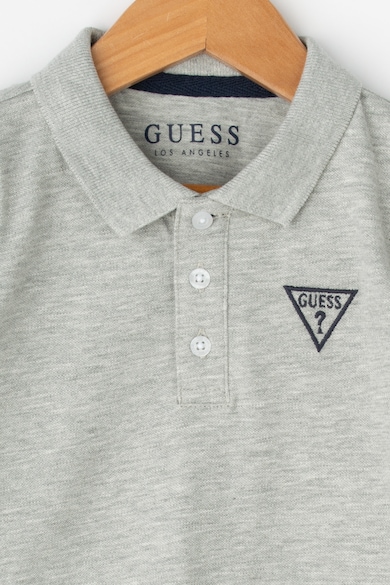 GUESS JEANS Galléros póló hímzett logóval Fiú