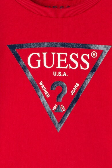 GUESS JEANS Pulóver logómintával Fiú