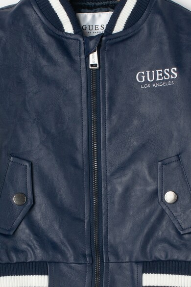 GUESS JEANS Jacheta bomber de piele ecologica Baieti