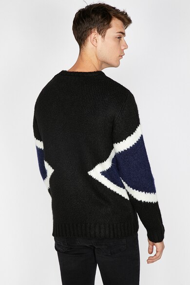 KOTON Пуловер с десен в цветен блок Мъже