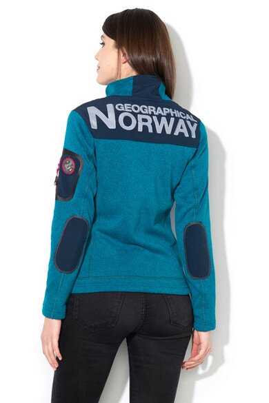 Geographical Norway Bluza sport cu fermoar si logo brodat Tebelle Femei