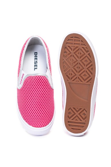 Diesel Tenisi slip-on cu imprimeu logo Baieti