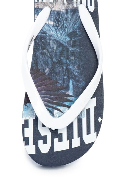 Diesel Papuci flip-flop cu imprimeu logo Baieti