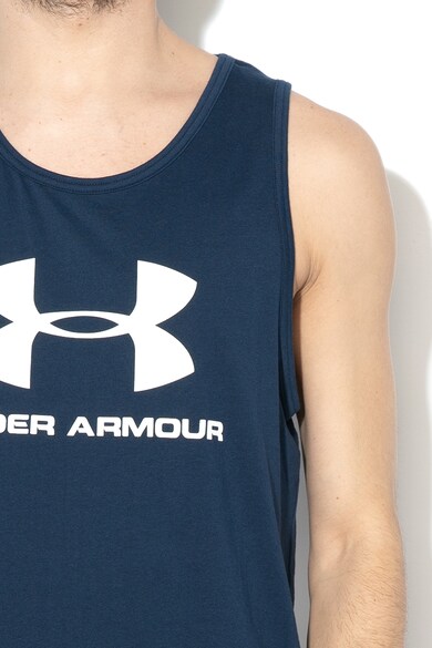Under Armour Top lejer cu logo, pentru fitness Barbati