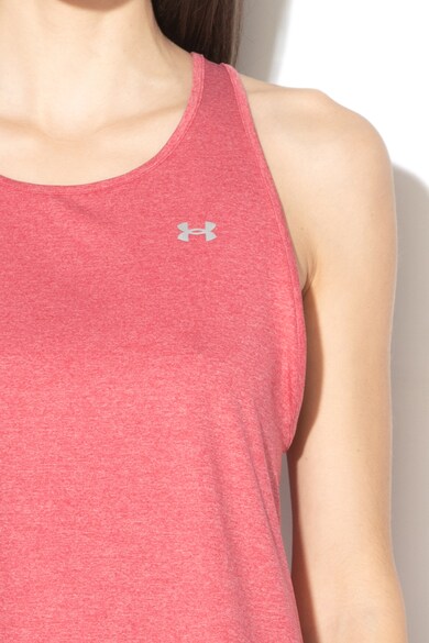 Under Armour Laza fazonú fitnesztop keresztpántokkal a hátoldalán női