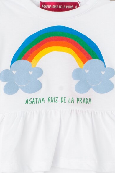 Agatha Ruiz de la Prada Rainbow grafikai mintás póló Lány