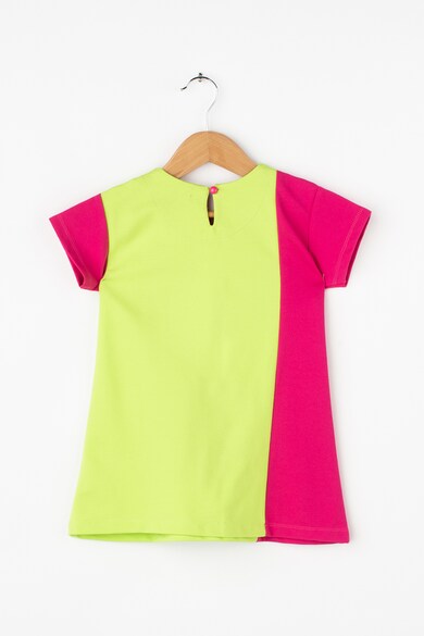 Agatha Ruiz de la Prada Rochie cu croiala dreapta si aplicatie cu volan Fete